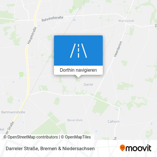 Darreler Straße Karte
