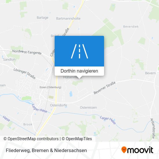 Fliederweg Karte