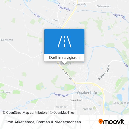 Groß Arkenstede Karte