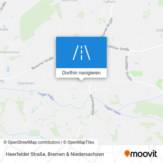 Heerfelder Straße Karte