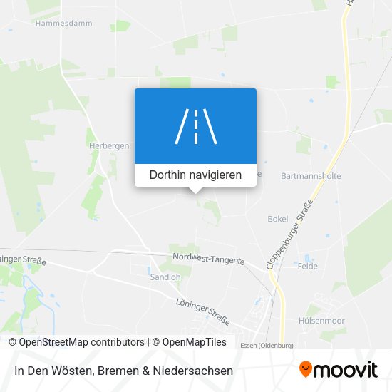 In Den Wösten Karte