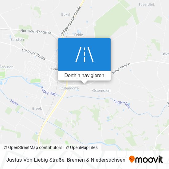 Justus-Von-Liebig-Straße Karte