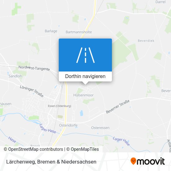 Lärchenweg Karte