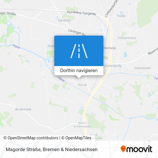 Magorde Straße Karte