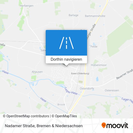 Nadamer Straße Karte