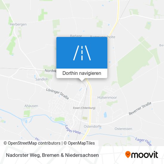 Nadorster Weg Karte