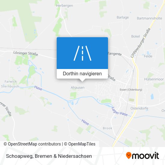 Schoapweg Karte