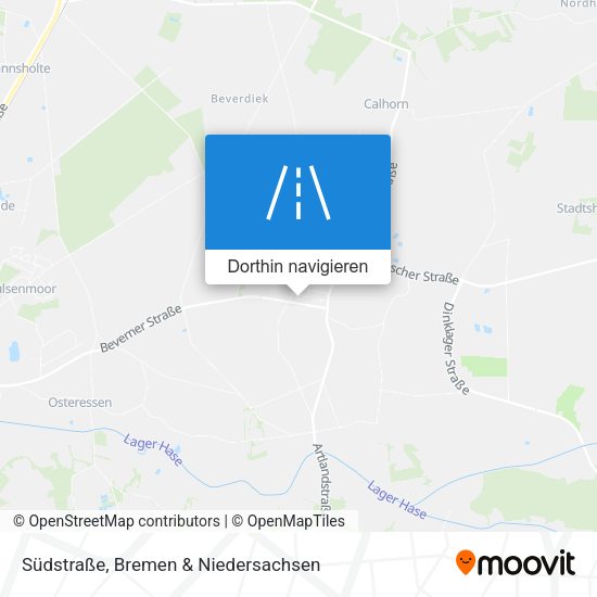 Südstraße Karte