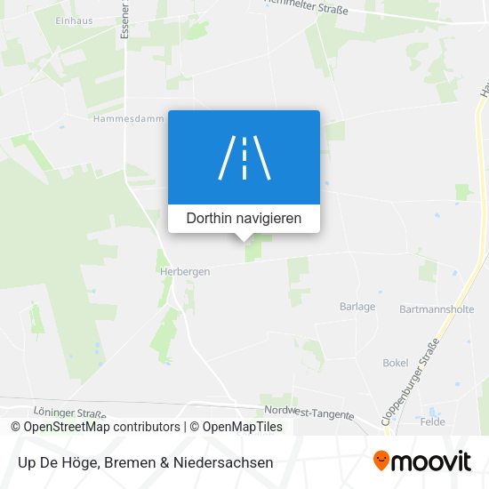 Up De Höge Karte
