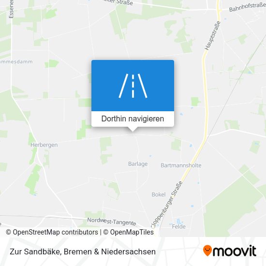 Zur Sandbäke Karte