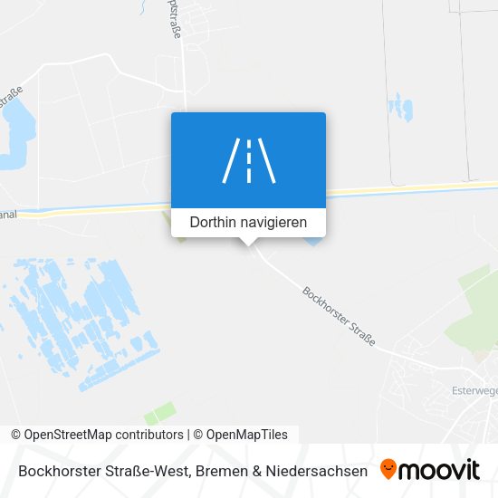 Bockhorster Straße-West Karte