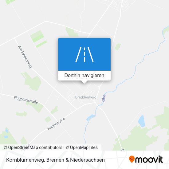 Kornblumenweg Karte