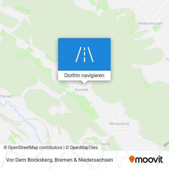 Vor Dem Bocksberg Karte
