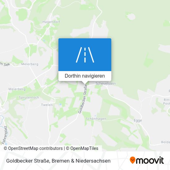 Goldbecker Straße Karte