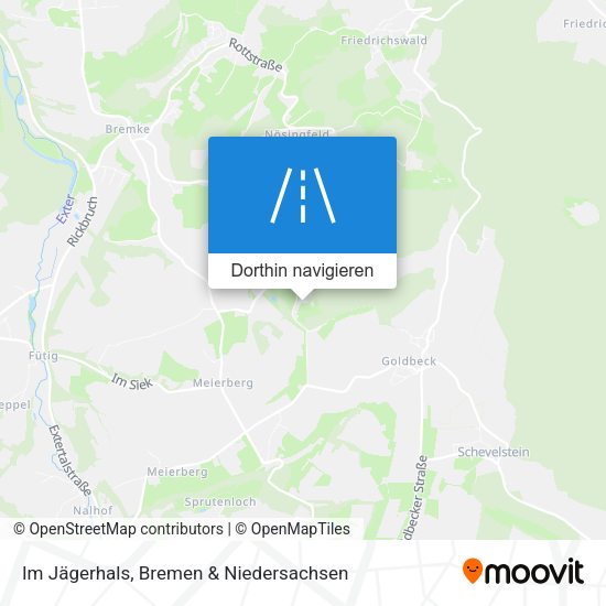 Im Jägerhals Karte