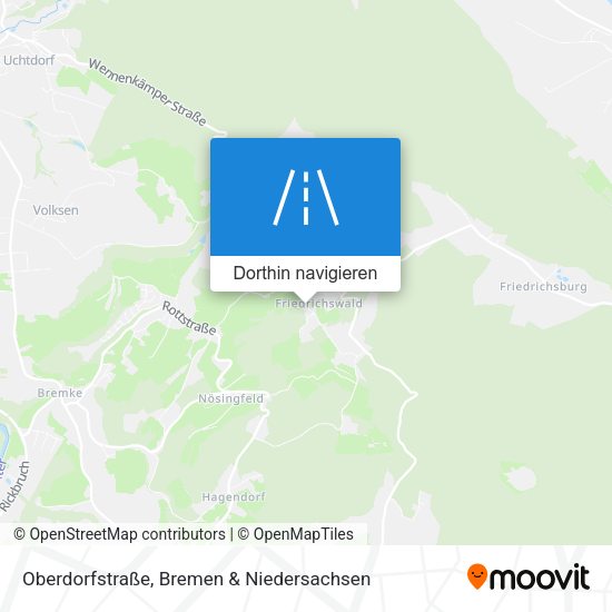 Oberdorfstraße Karte