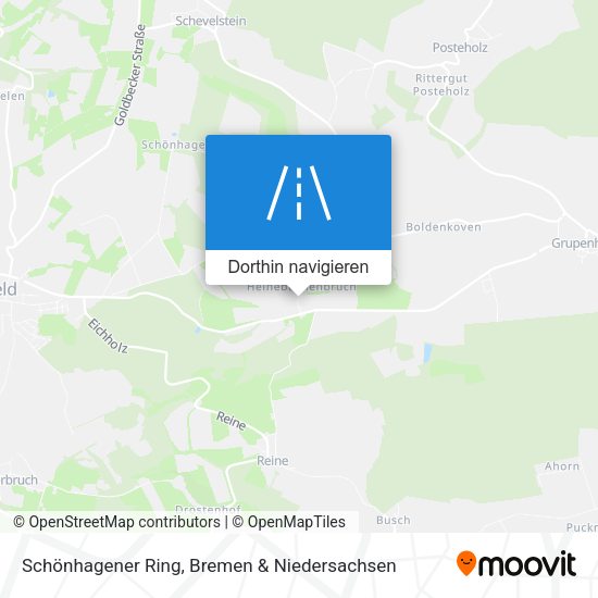 Schönhagener Ring Karte