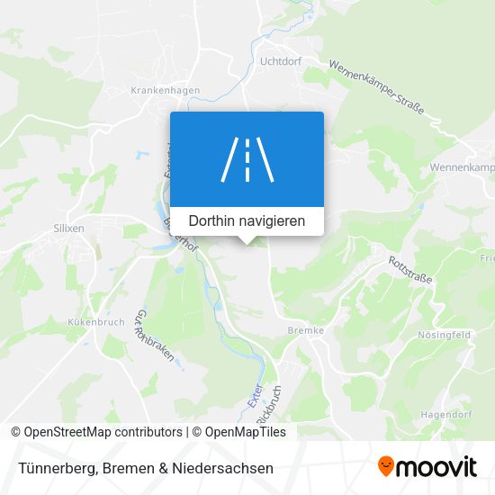 Tünnerberg Karte