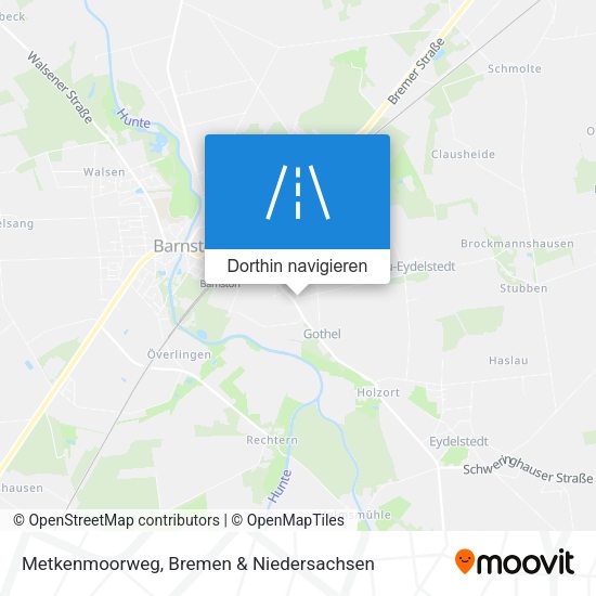 Metkenmoorweg Karte