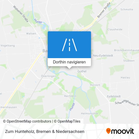 Zum Hunteholz Karte