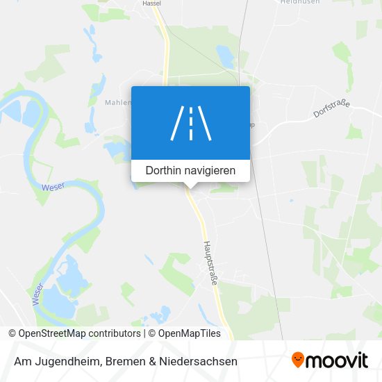 Am Jugendheim Karte
