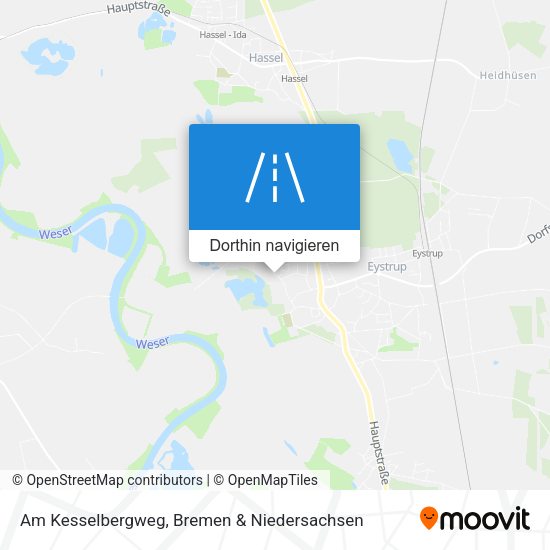 Am Kesselbergweg Karte
