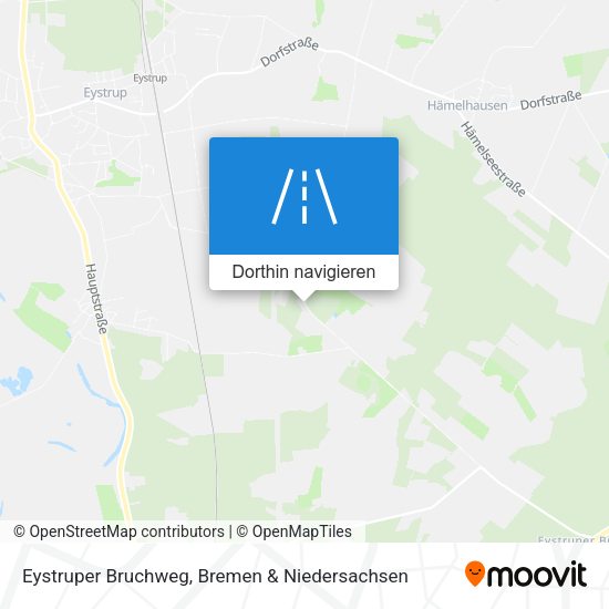 Eystruper Bruchweg Karte