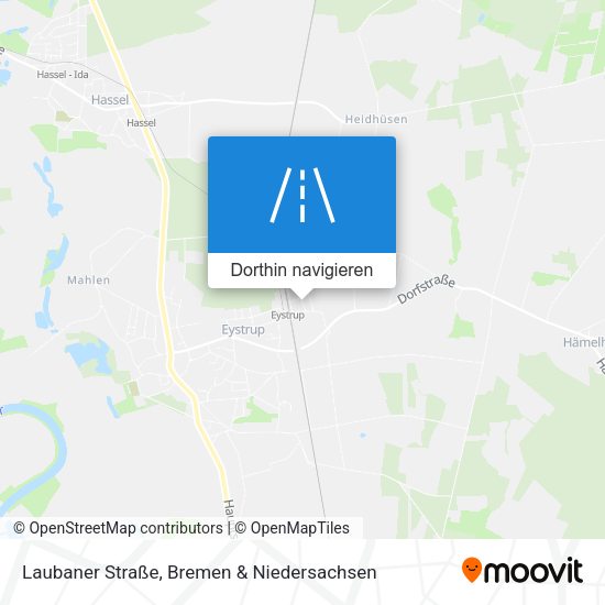 Laubaner Straße Karte