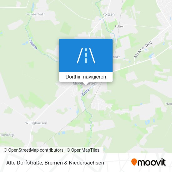 Alte Dorfstraße Karte
