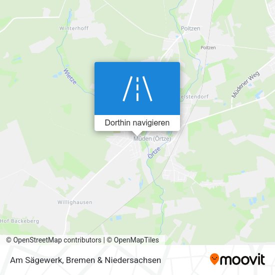 Am Sägewerk Karte