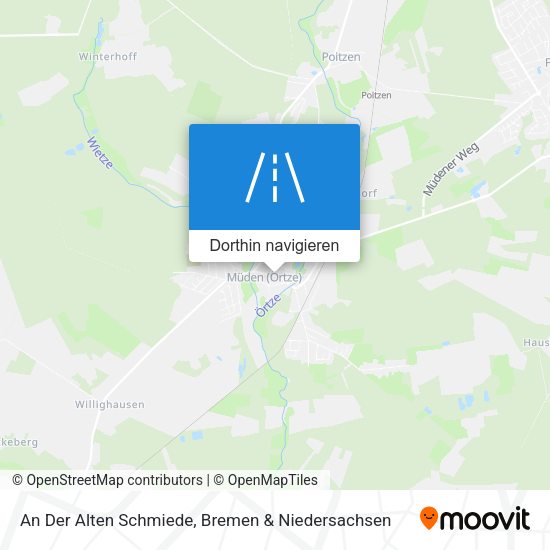 An Der Alten Schmiede Karte