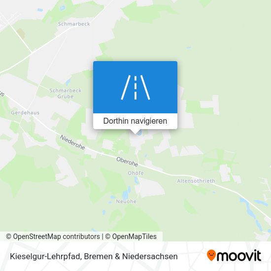 Kieselgur-Lehrpfad Karte