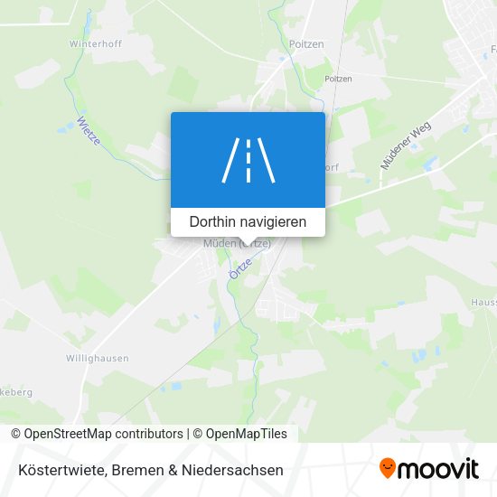 Köstertwiete Karte