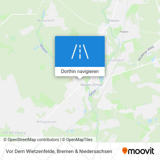 Vor Dem Wietzenfelde Karte