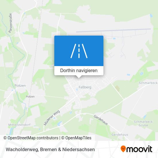Wacholderweg Karte