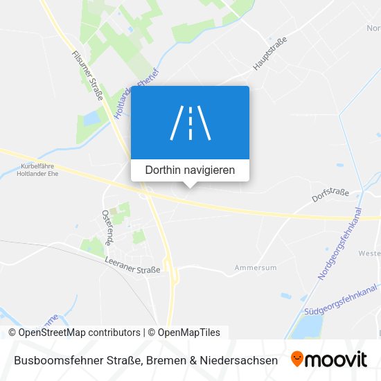 Busboomsfehner Straße Karte