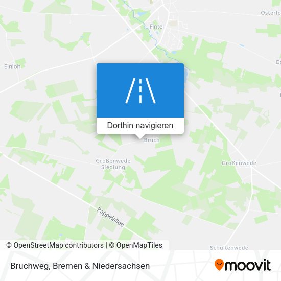 Bruchweg Karte