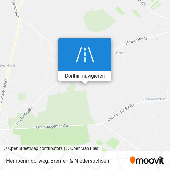 Hempenmoorweg Karte
