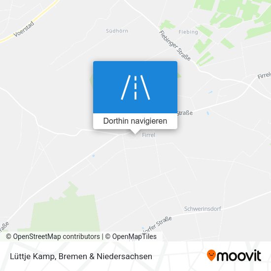Lüttje Kamp Karte