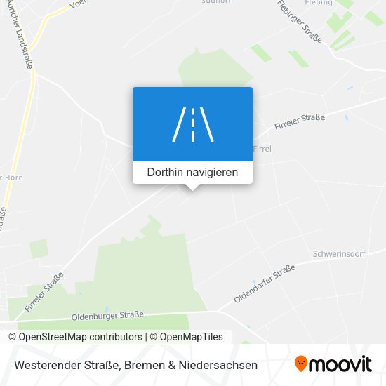 Westerender Straße Karte