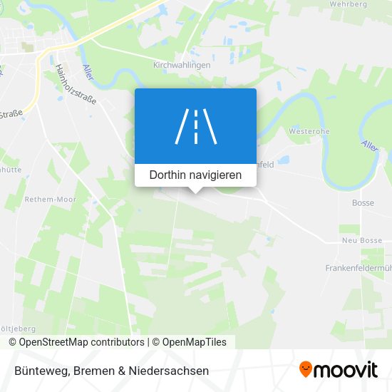 Bünteweg Karte