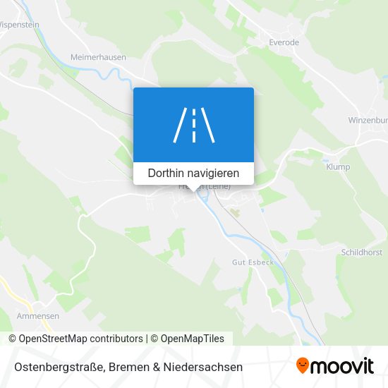 Ostenbergstraße Karte