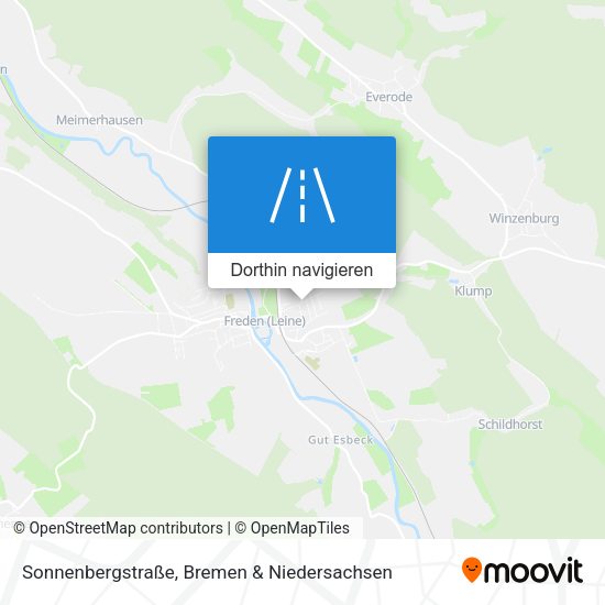 Sonnenbergstraße Karte