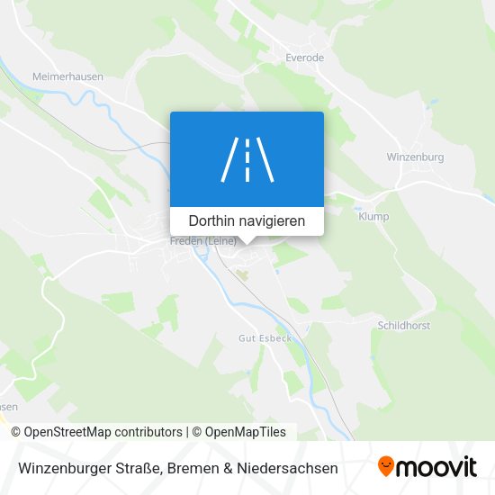 Winzenburger Straße Karte