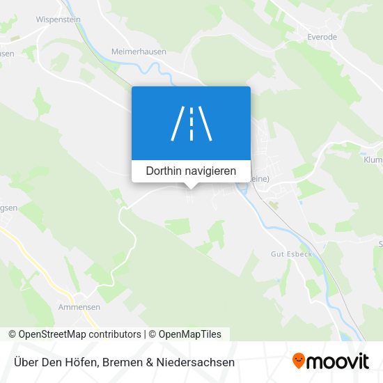Über Den Höfen Karte