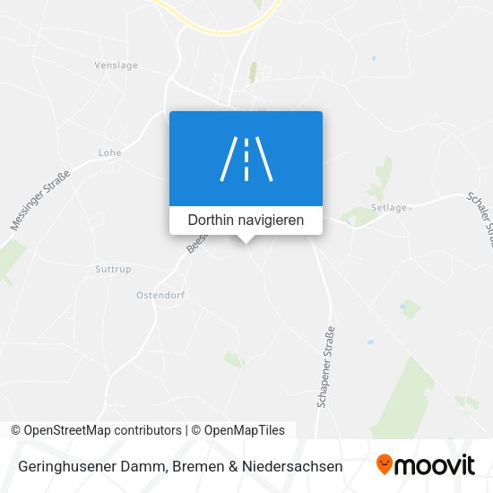 Geringhusener Damm Karte
