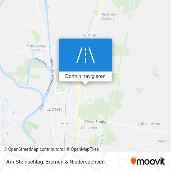 Am Steinschlag Karte