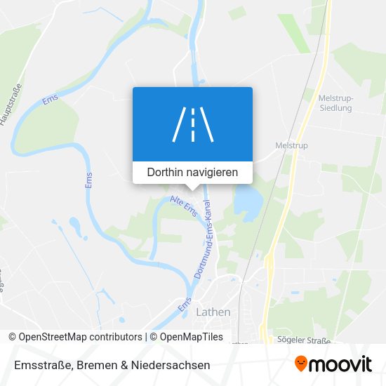 Emsstraße Karte