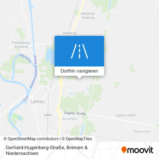 Gerhard-Hugenberg-Straße Karte
