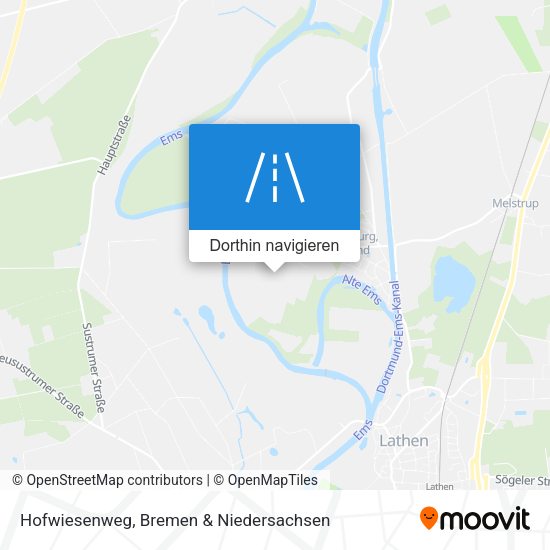 Hofwiesenweg Karte